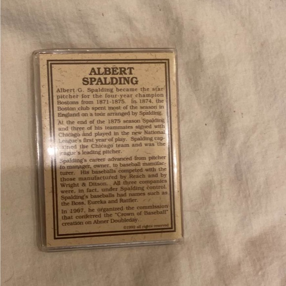 Albert Spalding “Father’s of Baseball” coin - Picture 2 of 3